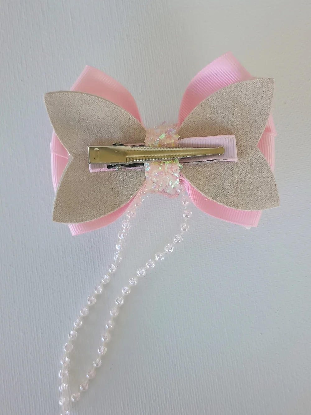Deluxe Pink Hair Bow Gift Box Set - Handmade Girls Hair Accessories (6 Pieces)